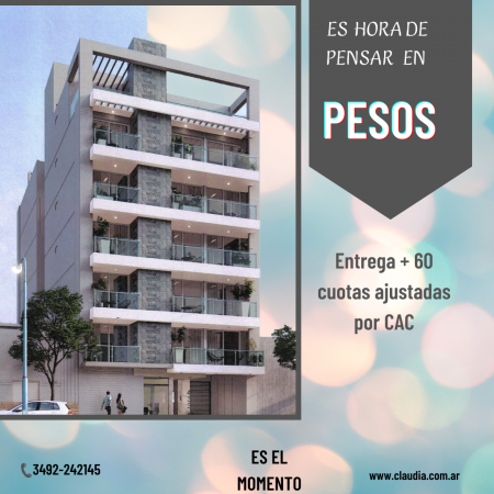 DEPARTAMENTOS AL POZO- EN PESOS